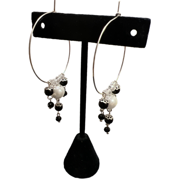 chhan chhan black handmade earrings