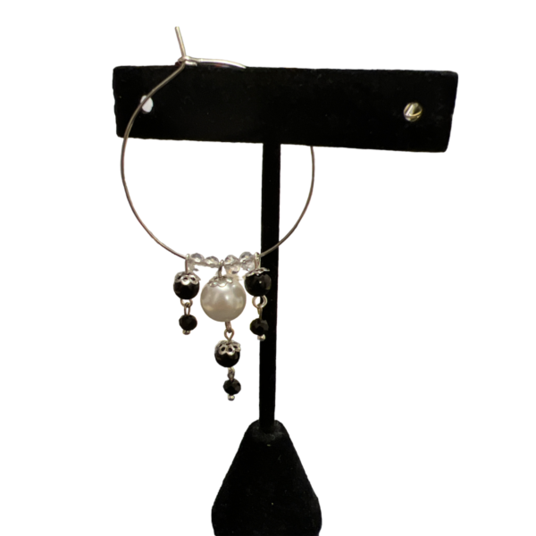 chhan chhan black handmade earrings