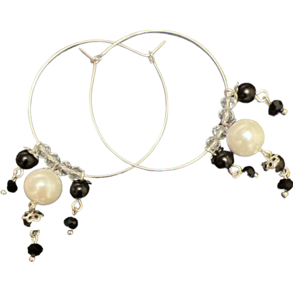 chhan chhan black handmade earrings
