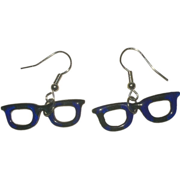 funky glasses earring handmade