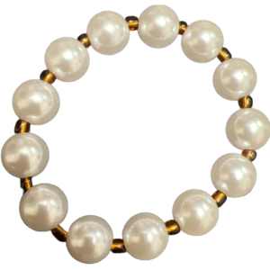 white beauty handmade bracelet