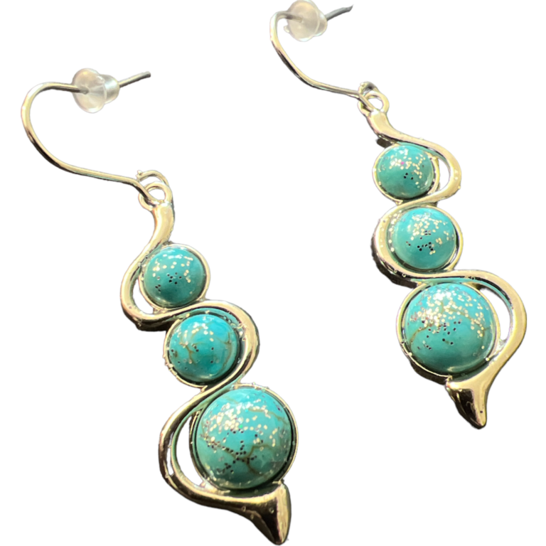 triple-drop handmade earrings jewelry (2)