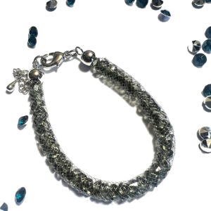 black cobra bracelet handmade jewelry