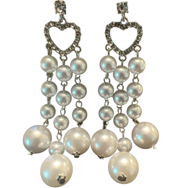 Heart-shaped Earrings - Image 2