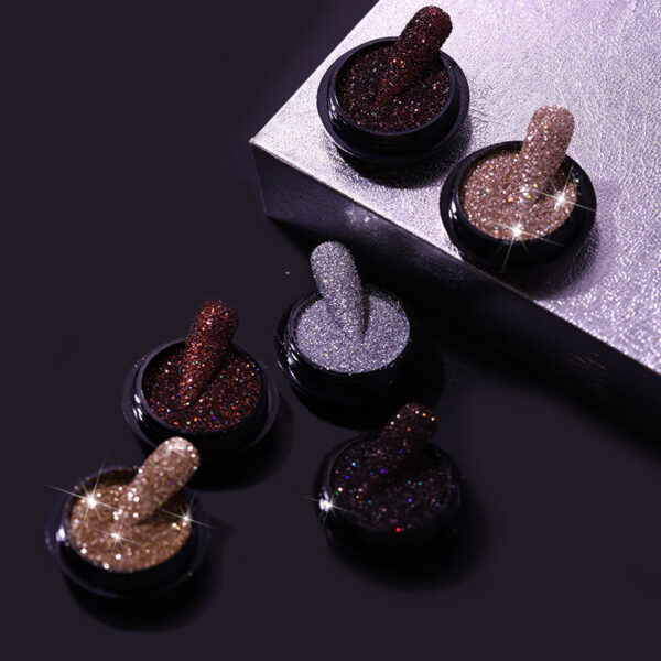 Glitter Flash Nails Crystal Diamond Powder Net Celebrity Vibrato - Image 2