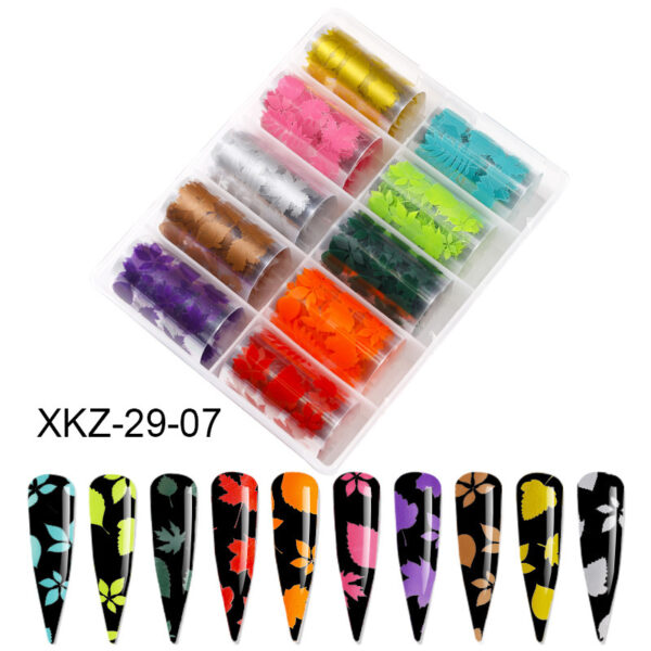 Nail Butterfly Laser Star Transfer Paper Diy European And American Nail Star Transfer Paper Sticker - Image 4