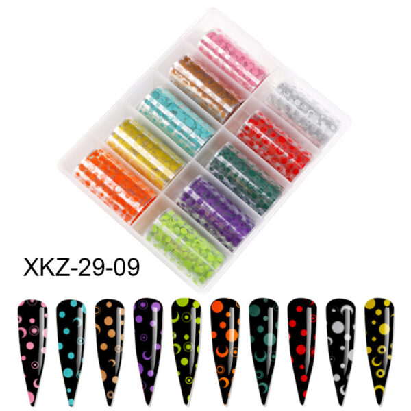 Nail Butterfly Laser Star Transfer Paper Diy European And American Nail Star Transfer Paper Sticker - Image 6