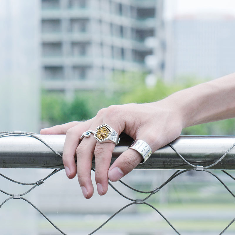 S925 Silver Nordic Viking Lucky Tree Ring For Men - Image 3