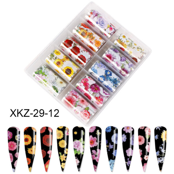 Nail Butterfly Laser Star Transfer Paper Diy European And American Nail Star Transfer Paper Sticker - Image 9