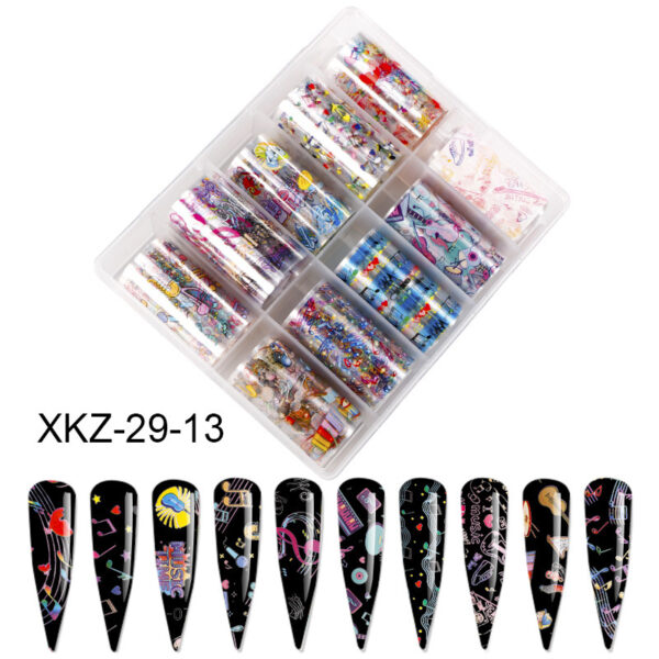 Nail Butterfly Laser Star Transfer Paper Diy European And American Nail Star Transfer Paper Sticker - Image 10