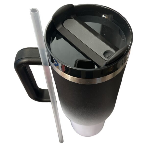 Stainless Steel Tumbler with Handle, Straw and Lid | 40oz | insulated Reusable Cup - Image 52