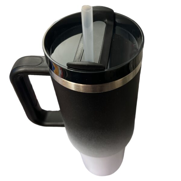 Stainless Steel Tumbler with Handle, Straw and Lid | 40oz | insulated Reusable Cup - Image 51