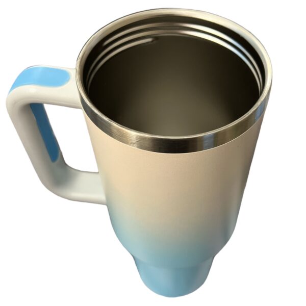 Stainless Steel Tumbler with Handle, Straw and Lid | 40oz | insulated Reusable Cup - Image 30