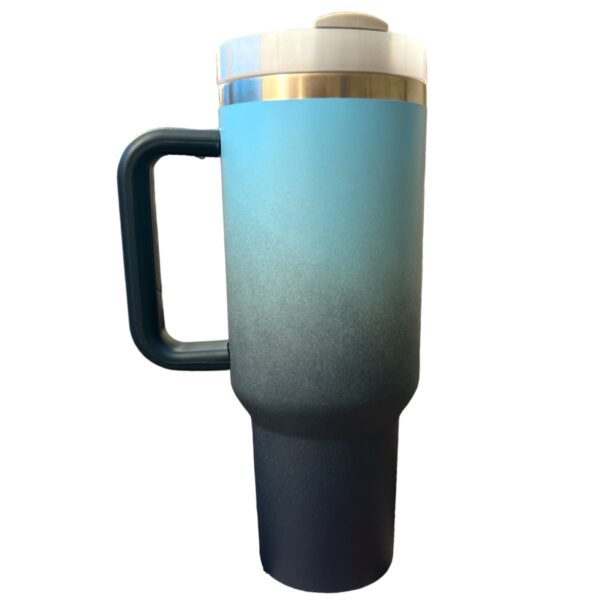 Stainless Steel Tumbler with Handle, Straw and Lid | 40oz | insulated Reusable Cup - Image 34