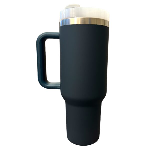 Stainless Steel Tumbler with Handle, Straw and Lid | 40oz | insulated Reusable Cup - Image 48