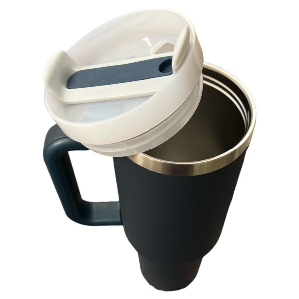 Stainless Steel Tumbler with Handle, Straw and Lid | 40oz | insulated Reusable Cup - Image 42